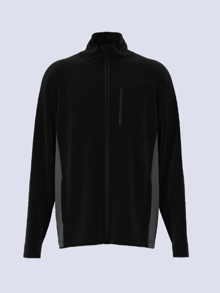 Softshell-Jacke in Schwarz.